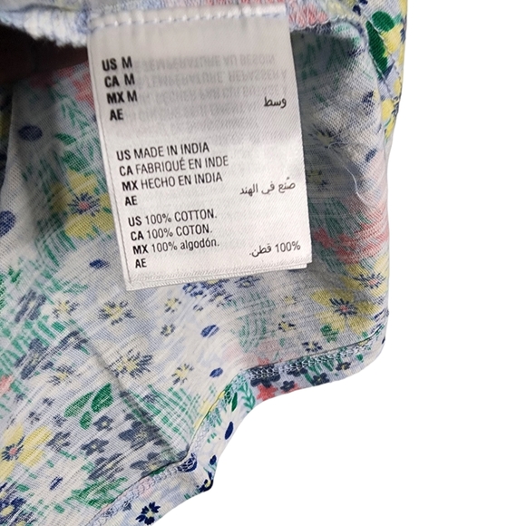 Style and Company woman's floral on off sholder top size M - Picture 5 of 5